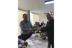 Entrega de reconocimientos al Comité Organizador  de la XXXIII Convención Internacional de Minería