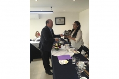 Entrega de reconocimientos al Comité Organizador  de la XXXIII Convención Internacional de Minería