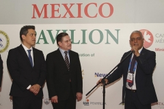 Inauguración del stand del Pabellón de México