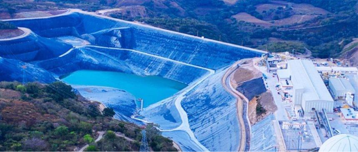 Imagen aérea de la Unidad Minera Capela, operada por Peñoles, ubicada en la región montañosa de Teloloapan, Guerrero