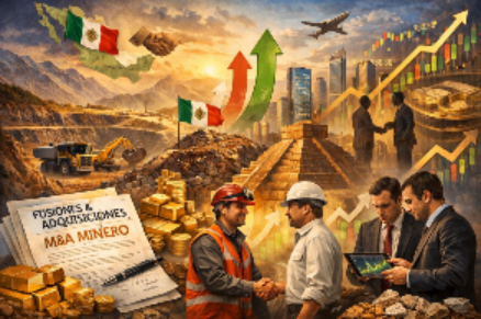 Minería representa 20,5% de fusiones y adquisiciones totales en México