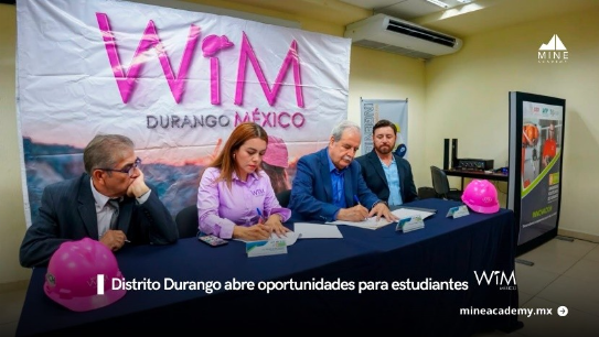 WIM Durango y UNIPOLI fortalecen formación de talento minero