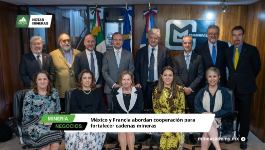 CAMIMEX abre diálogo con Francia sobre minerales críticos e inversión